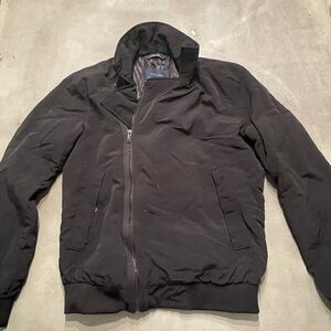 Zara Black Bomber Jacket for Men